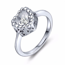 Joyería del diamante del baile de la manera 925 anillos de plata al por mayor